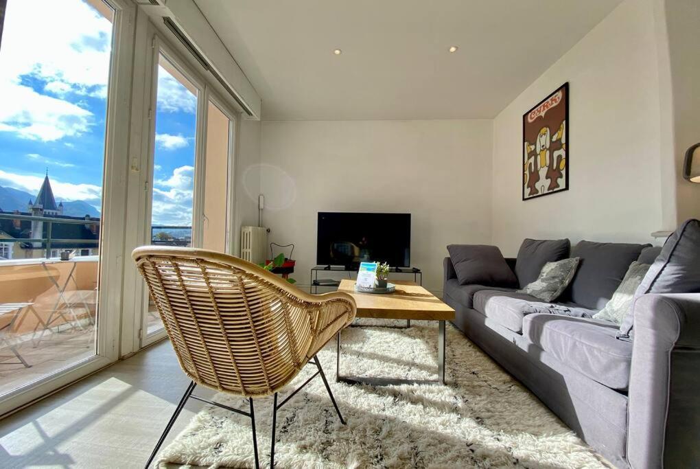 Toit-Terrasse Traversant Plein Centre 100M Du Lac Apartment Annecy Exterior foto